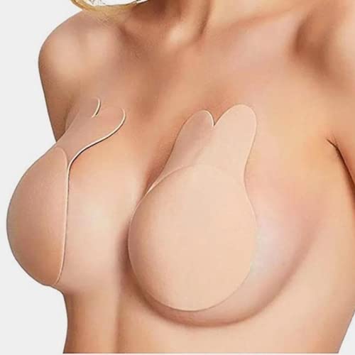 Sutiã Adesivo Invisível Levantador de Seios Para Vestidos e Moda Feminina Decote Sem Alça