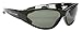 Body Glove 90257 True-Color Recognition Infrared High Impact Safety Glasses, Midnight Black Frame, Gray Lens