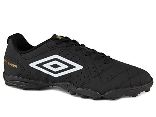 Chuteira Umbro Striker VI Society Preta e Branca