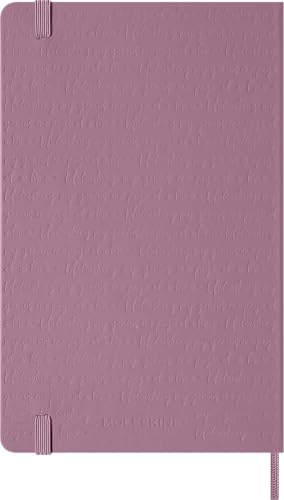 Moleskine Classic Ruled Notebook, With Hard Cover and Elastic Closure, Majestic Pink, Large Format 13 x 21 cm - Image 2