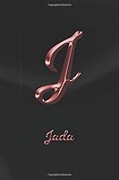 Jada: Sketchbook | Blank Imaginative Sketch Book Paper | Letter J Rose Gold Pink Effect Cover | Teach & Practice Drawing for Experienced & Aspiring ... Doodle Pad | Create, Imagine & Learn to Draw 1700002805 Book Cover