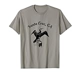 California Pride. Per gli orgogliosi residenti di Santa-Cruz, California. Bellissimo cormorano di ala morente o uccello acquatico. Grande design artistico per uccelli, pescatori, bird watcher e amanti della natura