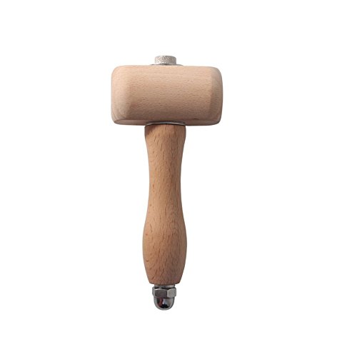 Tily para tallar madera de haya mazo martillo de piel Craft trabajo mallet-ideal para talladores de madera para carpintería carpintería