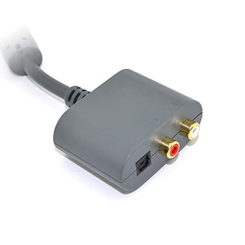 Cabo Adaptador De Áudio Ótico Digital ou RCA - Xbox 360
