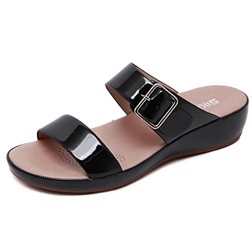 Indoor Outdoor Sandals Lightweight Soft Comfy Thick-Soled Travel Slippers