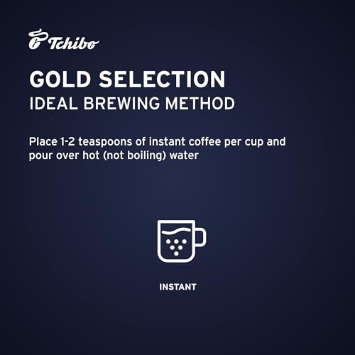 TCHIBO Gold Selection Rich & Intense Instant Coffee - 1 x 100g/3.5oz