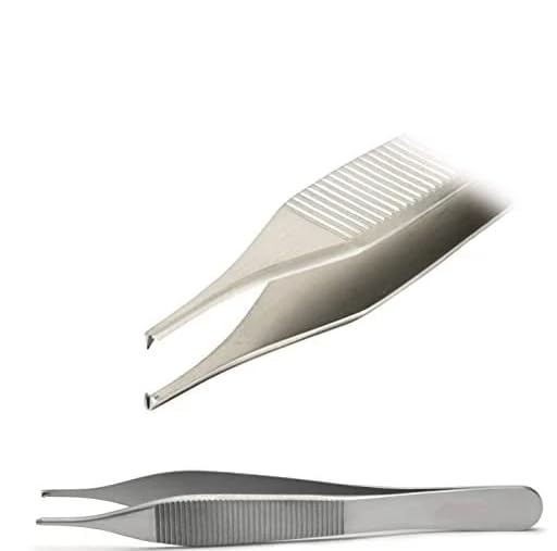 Adson Dissecting Tissue Toothed Forceps 6 Inch Matte Finish Surgical Instrument