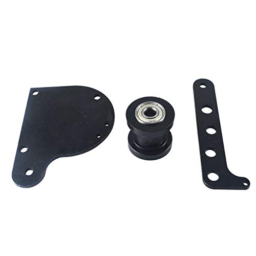 Image of Spring Loaded Chain Tensioner for 49cc 66cc 80cc 2 Stroke Engine Motorized Bike- Adjustable Guide Wheel Black