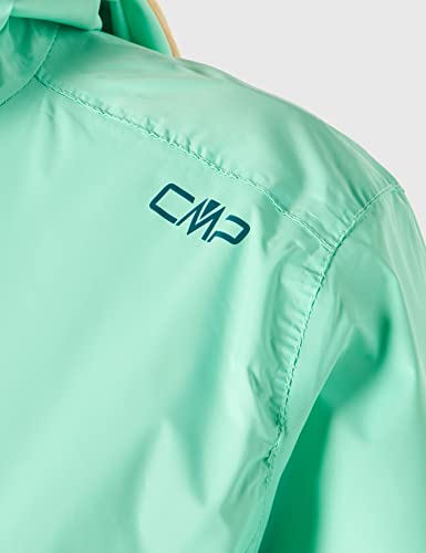 CMP - Damen-Regenjacke mit fester Kapuze, Minze, D36