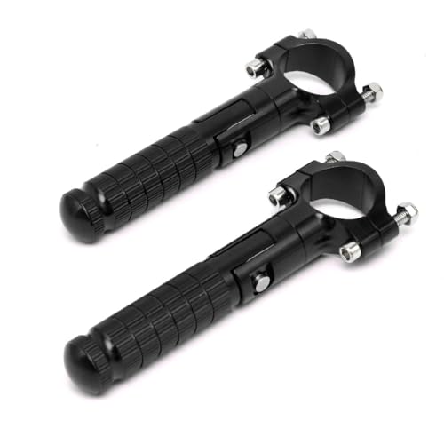 Cale pied moto CNC en aluminium pliable pour fixation de pédale M8 à 90 degrés