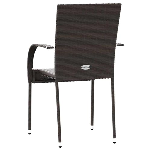 Chaises de jardin compactes Gecheer lot de 2 pour petits balcons - 7