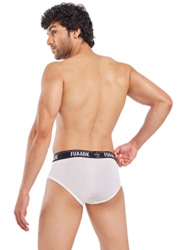 Image of FUAARK Men's Underwear Micro Modal Brief with Stretchy Fabric, Anti-Bacterial and Anti-Roll Waistband