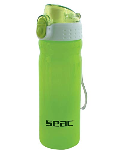 SEAC Nativa Borraccia Sportiva Snap Cap, 550 ml, Unisex Adulto, Verde, Green