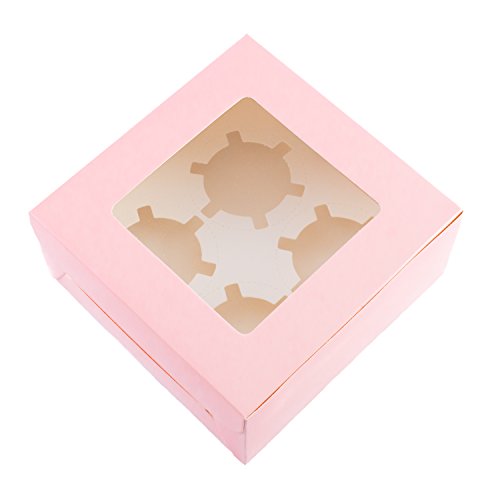 Bakewell's Cake Boxes 10 Scatole per Cupcake in
