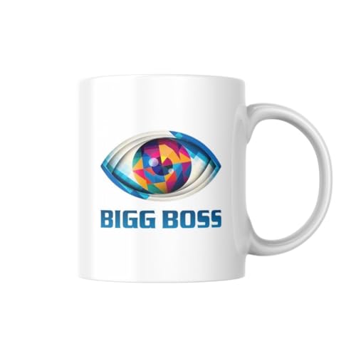 Image of Bigg Boss Inspired Fan Mug | Reality Show Theme Ceramic Cup | 330 ml Glossy Finish | Microwave & Dishwasher Safe | Entertainment Show Inspired Gift for Friends & TV Lovers