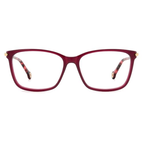 Carolina Herrera Gafas Vista Her 0199/G 6k3 55/15/145 Mujer Sunglasses, 6K3/15 Burgundy Gold, 55 Unisex, 6k3/15 Burgundy Gold, 55, 6k3/15 Burgundy Gold, 552