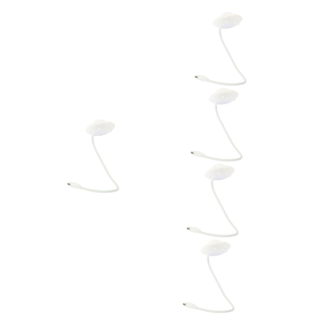 5 Pezzi Batteria Lampada a LED scrivania Le luci Tavolo Cordless di Ricarica USB per da Letto Ragazzi e Ragazze
