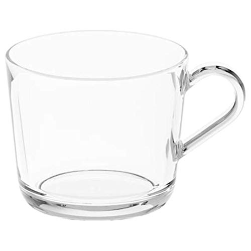 Ikea Glass Coffee Mug - 1 Piece, Transparent, 24 cl