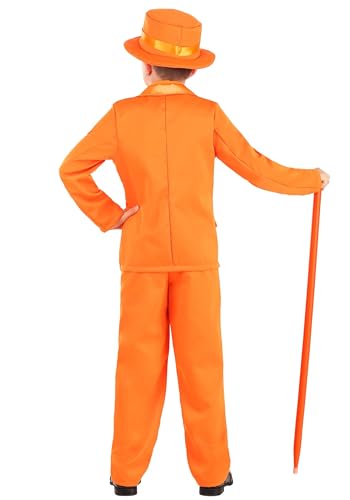 Disfraz Completo de Tuxedo Naranja para Niños miniatura 4
