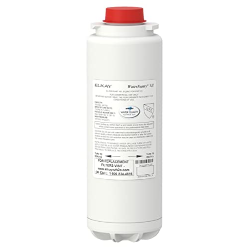 Elkay 51299c_2PK WaterSentry VII Cooler Replacement Filter Assembly (2 Pack), 3.2 x 3.2 x 12 inches, White