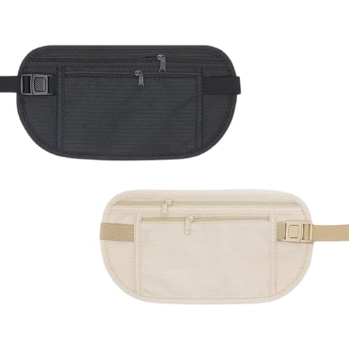LBJFYHJN Lot de 2 ceintures cachées pour argent, sac...