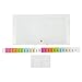 JAM PAPER Accordion Folders - 13 Pocket Plastic Expanding File - Check Size - 5 x 10 1/2 - Clear - 2/Pack