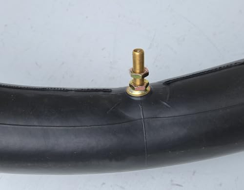 QsEzDo 80/100-21 Hochleistungs-Motorradschlauch, mit geradem TR4-Ventil, funktioniert für 80/100-21 90/90-21 90/100-21 90/100-21 (3.00 x 21) Reifenschlauch