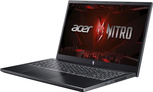 Nitro V 15 Gaming Laptop, 2025, 15,6 pollici 1920x1080 144Hz IPS, Intel 10-Core i7-13620H, NVIDIA GeForce RTX 4050, 16GB DDR5, 512GB SSD, Win10 Pro, Backlit KB, Wi-Fi 6, BT 5.2, 720p Fotocamera - Notebook - Immagine 1