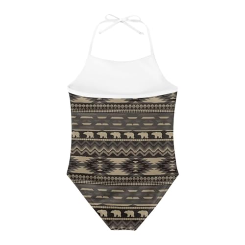 Image of ELEQIN Swimwear Swimsuit One Piece Girls Bathing Suit Animal Pattern 1-10 Years