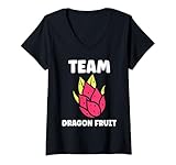 Photo Gallery donna pitaya funny cute minimalist simple team dragon fruit maglietta con collo a v Photo Gallery donna pitaya funny cute minimalist simple team dragon fruit maglietta con collo a v