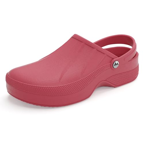 Lakeland Active Women’s Allonby Waterproof Wide Fit Clogs for Garden Work Theatre Kitchen - Raspberry - 5 UK