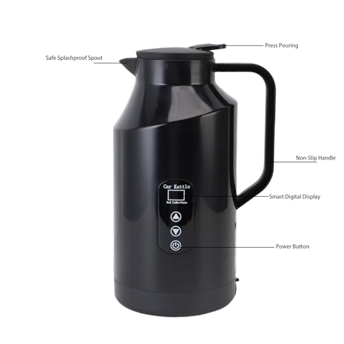 Hervidor eléctrico portátil para auto 1500ML miniatura 3