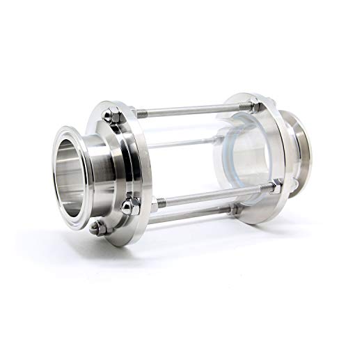 Megairon 4" Sanitary Sight Glass – Tri Clamp Type, 102mm Flow Pipe, Stainless Steel SS316 With Silicon Gasket - View #11