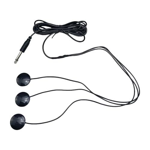 QIEIEI 6.35Mm Guitar Adhesive Microphone Pickup for Bass Violin Banjo Mandolin Ukulele Piezo Stable Contacts Guitar Pickup