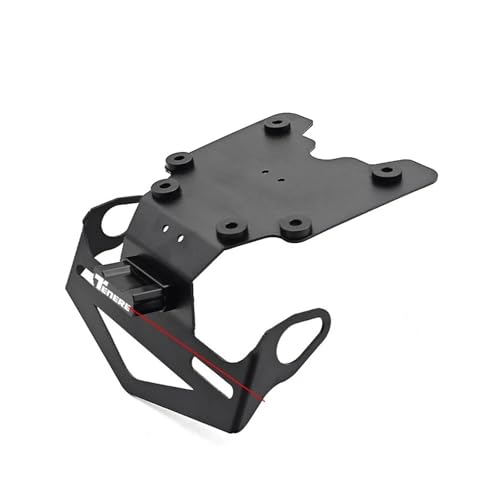 Tenere700 XT700Z T7 2019-2024 �p �V���[�g�i���o�[�v���[�g�u���P�b�g LED���C�g �J�X�^�����S �e�[���^�C�f�B �}�b�h�K�[�h�t�F���_�[(Nologo blue)