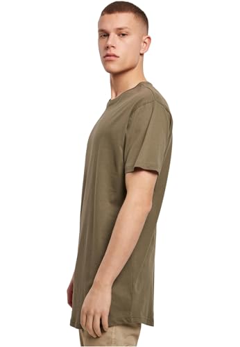 Build Your Brand Camisetas largas Hombres, Adulto, Verde, M