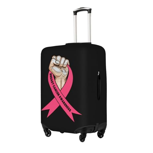 Travel Luggage Cover Breast Cancer Awareness Fashion Washable Baggage Suitcase Protector Fit For Luggage Medium2