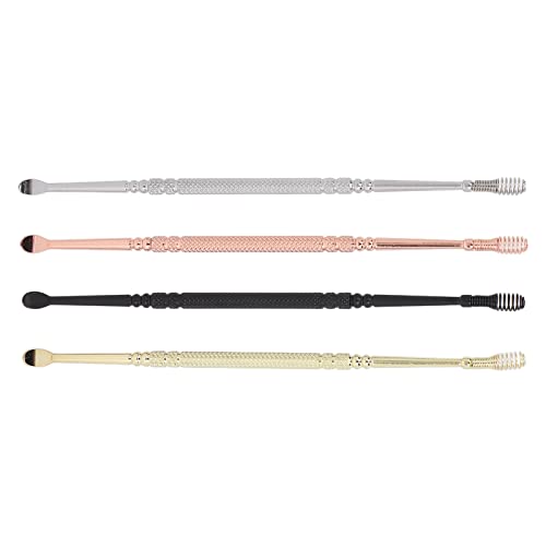Cure d'oreille, double tête en spirale à 360 °, curette d'oreille en acier inoxydable 4 couleurs douce pour la maison pour hommes