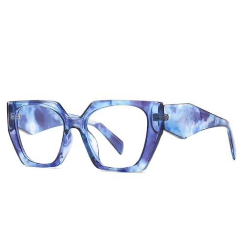 Lunettes de soleil œil de chat en polymère résistant et verres polygonaux raffinés