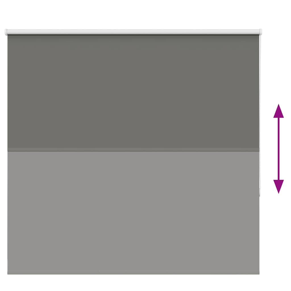 Tenda avvolgibile oscurante, grigio, 160 x 150 cm | 100% poliestere, facile da pulire, montaggio con viti o senza foratura, regolazione in altezza