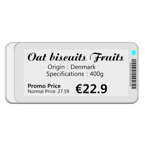 2.9 Inch TFT2.1inch 2.9inch Electronic Price Tag Card Bt Version with App Operating Software Screen Eink Paper Module New 2025 High for Reliable Component