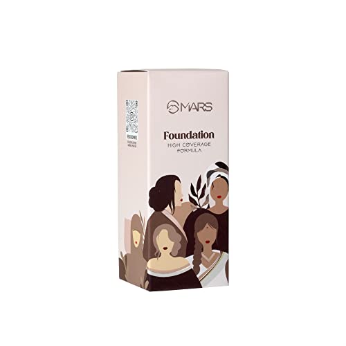 MARS High Coverage Liquid Matte Foundation | Blemish Free & Blendable Foundation for Makeup (40ml) (SHADE-06) - Image 6