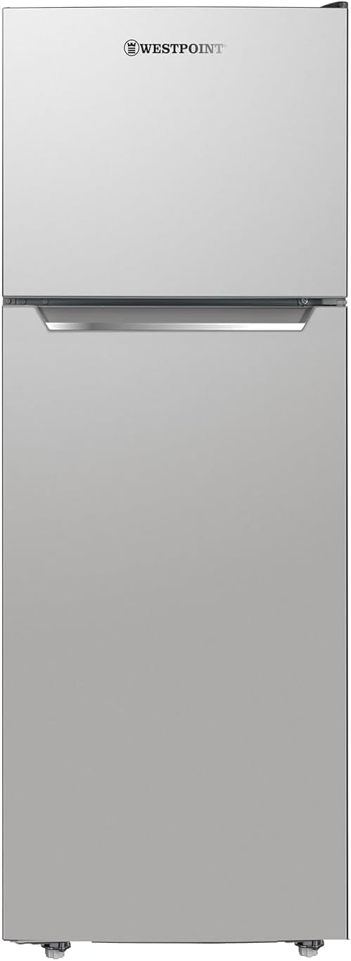 Westpoint 250Ltr Gross Double Door Top Mount Refrigerator with NO FROST Technology, Recessed Handle, Fresh Zone Compartment, Egg Rack, Twister for Ice, Built in Condenser,55WX59DX147H Cms, WNN-3023ERI