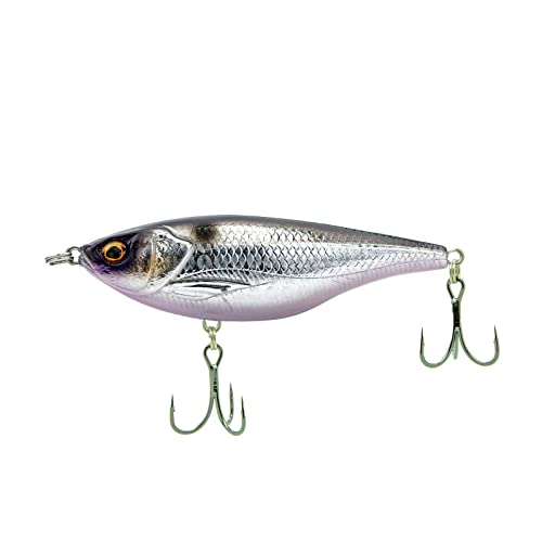 Savage Gear Twitch Reaper Sub-Surface Twitch Bait, 1 1/3 oz, Purple Black, Convincing Presence & Realistic Baitfish Profile, Fishing Lure with Hook