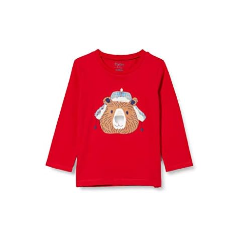 Hatley Baby Boys' Cozy Bear Long Sleeve Tee Cover