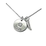 Remembrance Pet Necklace, Pet Memorial Jewelry, Pet Loss Gift, In Memory of