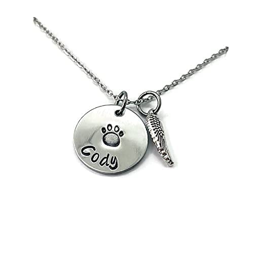 Remembrance Pet Necklace, Pet Memorial Jewelry, Pet Loss Gift, In Memory of