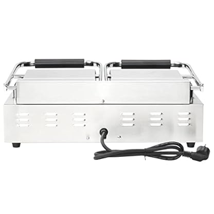 vidaXL Panini Grill 3600W Kontaktgrill Elektrogrill Grillplatte Toaster Gastro – Bild 6