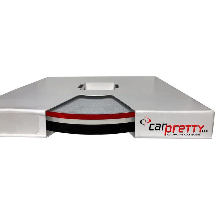 3M 8/16" x 150' Automotive Vinyl Pinstriping Tape (Black/Cardinal Red)