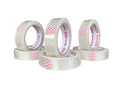 Packatape Sticky Clear Tape/Ruban d'emballage cadeau 24 x 66 mètres extra long noyau de 3"(paquet de 6)